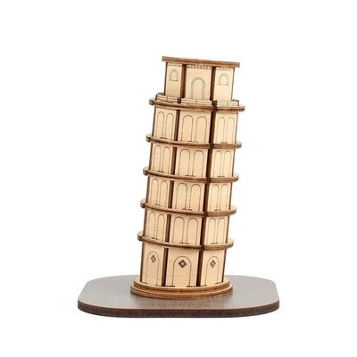 Youngmodeler Hobby Wooden Model Kit   Leaning Tower of Pisa, DIY Architecture