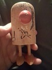 Vintage Wooden Happy Birthday Push Up Toy — photo 1