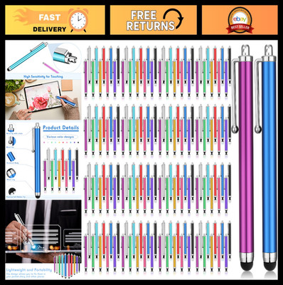 400 Pack Stylus Pens for Touch Screens - Capacitive Stylus for Phones/Tablets -