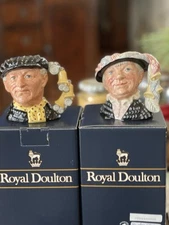 Royal Doulton PROTOTYPE PEARLY KING & PEARLY QUEEN. THE FIRST AND ONLY ONES. VG