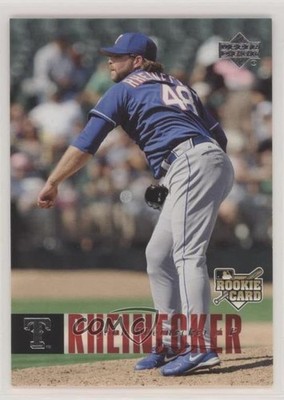 2006 Upper Deck John Rheinecker #1203 c7w