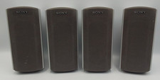 SONY SS-MSP501 SPEAKER SYSTEM X 4 MAX INPUT 60W 6 Ohms SILVER TESTED & WORKING