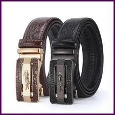 Famous Brand Business Belts Men High Quality Genuine Leather Luxury Waist Strap