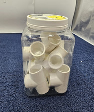  QTY 10 Charlotte 1003953658 Tee Fitting PVC White Sch40 S x S x S 1" Size
