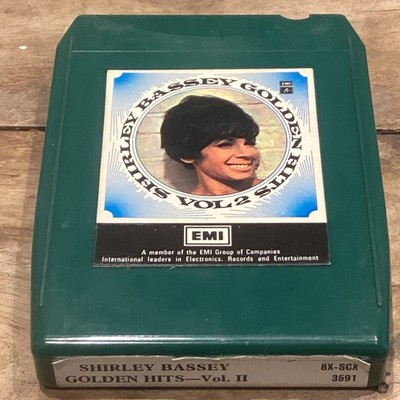 Shirley Bassey Golden Hits Vol II 8 Track Cartridge 8X-SCX 3591