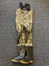KOBUK Men's 3.5mm MAX-5 Camo Hunting Neoprene Chest Wader Boots Sz 10 600G LTD