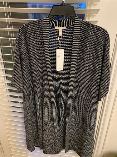 NWT Eileen Fisher Organic Linen Knit Kimono Cardigan Size M/M MSRP$218 - Picture 11 of 14
