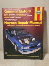 Haynes Repair Manual - Skyhawk, Cimarron, Cavalier, Firenza, 1982-1994, #38015