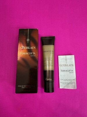 GUERLAIN TERRACOTTA SKIN HEALTHY GLOW FOUNDATION 01 BLONDES NEW WITH BOX