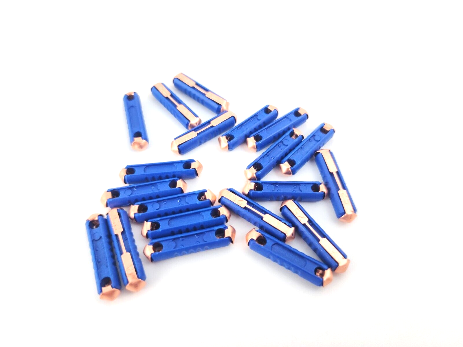 20pcs Flosser 25A Blue Torpedo Bullet Style Fuses ATS GBC European eBay