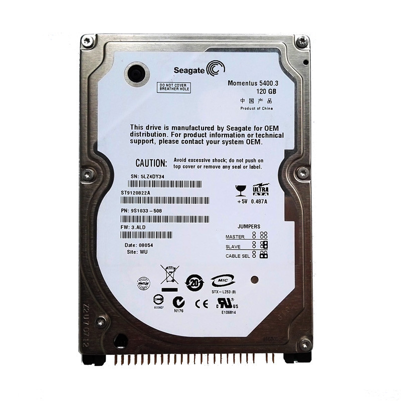 Seagate 120GB ST9120822A 5400RPM PATA 2.5