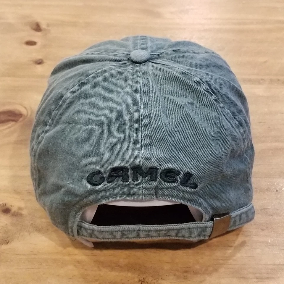Gorra de colección camel cigarrillos correa trasera papá verde talla única NOS 90s tabaco 3 Foto 3 de 4