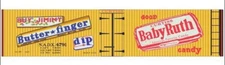 Tichy Train Group 10311 HO 40 Wood Reefer Billboard Candy Butterginger Baby Ruth