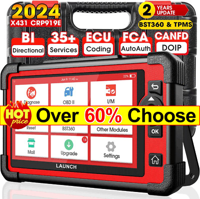 2024 LAUNCH X431 CRP919E Profi KFZ OBD2 Diagnosegerät ALLE System ECU Coding DE