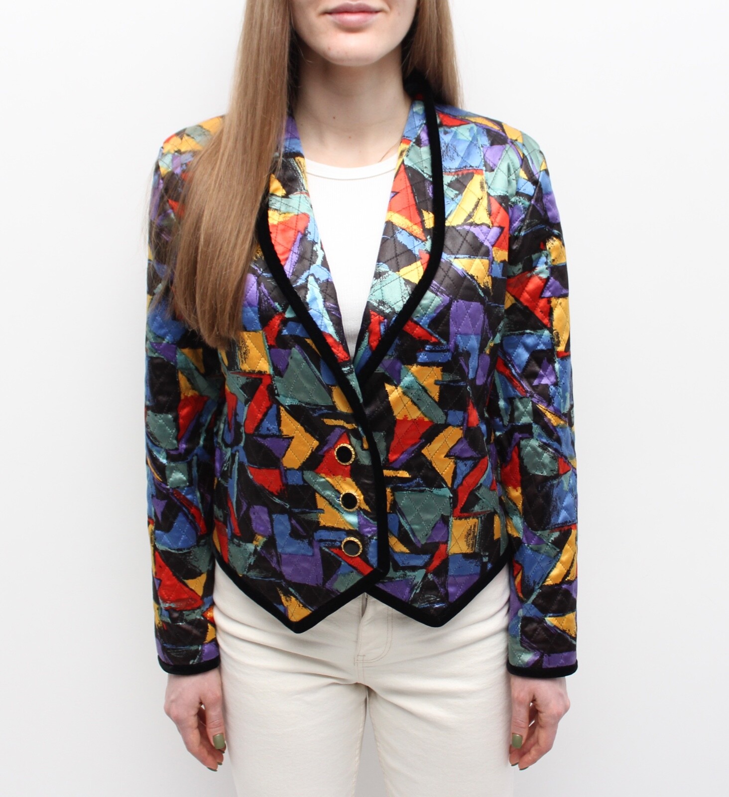 Giacca blazer donna vintage YSL Yves Saint Laurent anni 70 80 RARA 40 ~S M FRANCE