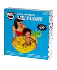 Pineapple Swim Ring Pool Float With Leg Holes For Ages 1-3 Up To 45lbs