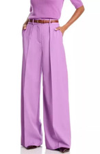 Veronica Beard women's Wide Leg Sonia Orchid Pants - size 4 - retail 498