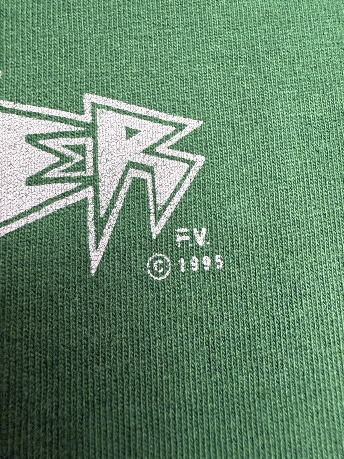 1995 Alien Workshop “BELIEVER” Green Skateboard T… - image 4