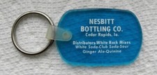 Nesbitt Bottling, Cedar Rapids,Iowa,White Rock Soda,Sour Ginger Ale,Quinine, Fob