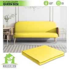 Sunshine Queen Size Slipcover Washable Sofa Protector Stretch Futon Couch Cover