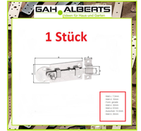 1 StüCk Gah Alberts Fensterriegel Knopfgriff,Gerade +Schlaufe 61X26X7,5X10X30Mm
