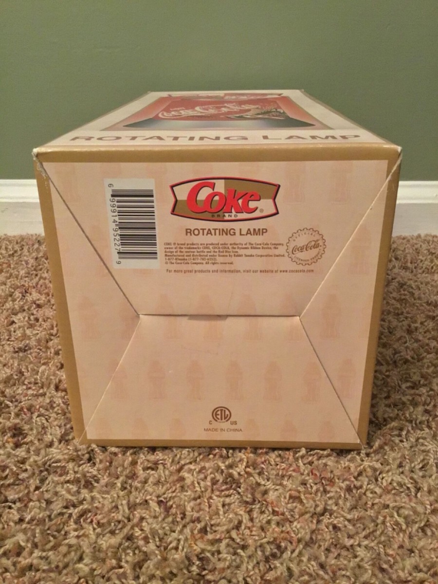 Nari　コカコーラ ロータイングランプ　コーク Coke Coca-Cola Rotating Electric Lamp | eBay