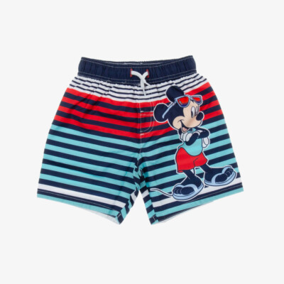 Mickey Mouse Toddler Boy Striped Swim Trunks Multi Size 3T 4251 | eBay