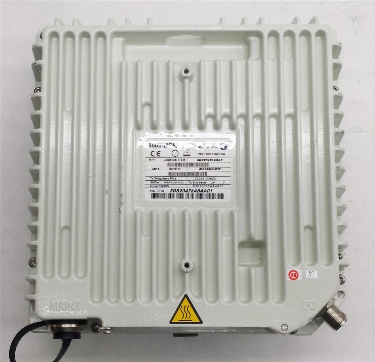 ALCATEL-LUCENT 9500-MPR ODU RADIO MPT-HC 3DB20476ABAA01