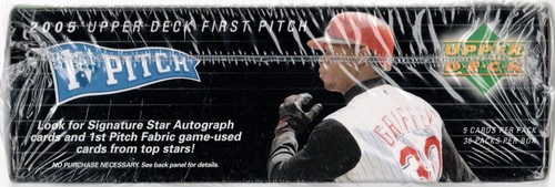 2005 Upper Deck 1st Pitch Baseball Cards Retail Box 36 Packs - Picture 2 of 3