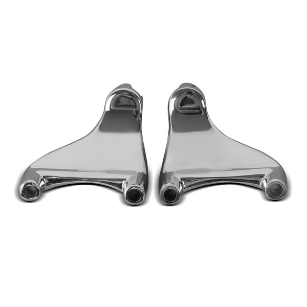 Sozius Fussrasten-Halter FüR Harley Davidson Sportster 04-13 Chrom-image