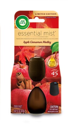 Limited Edition Air Wick Essential Mist Oils Refill Apple Cinnamon Medley