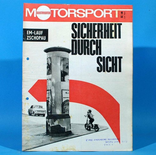 DDR Illustrierter Motorsport IMS 11/1968 Audi 60 Wankelmotor Autozubehör MZ E