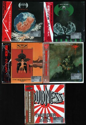 LOUDNESS Early Albums LOT Japan Mini LP Papersleeve | Thunder East | Disillusion