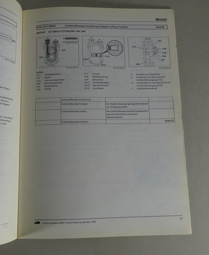 Manual de Taller Entrada Mercedes Benz W638 Vito Motor Om 611 Von 01/1999 - Imagen 2 de 2