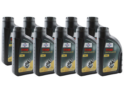 Fuchs 10 Liter TITAN SINTOFLUID FE SAE 75W Manual Transmission Fluid 10 x 1L