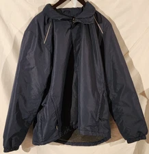 Core365 2XL Men Blue Winter Coat Warm Logic Cold Weather Resistant Polyester