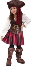 Pirate Girl Costume Toddler Halloween Fancy Dress