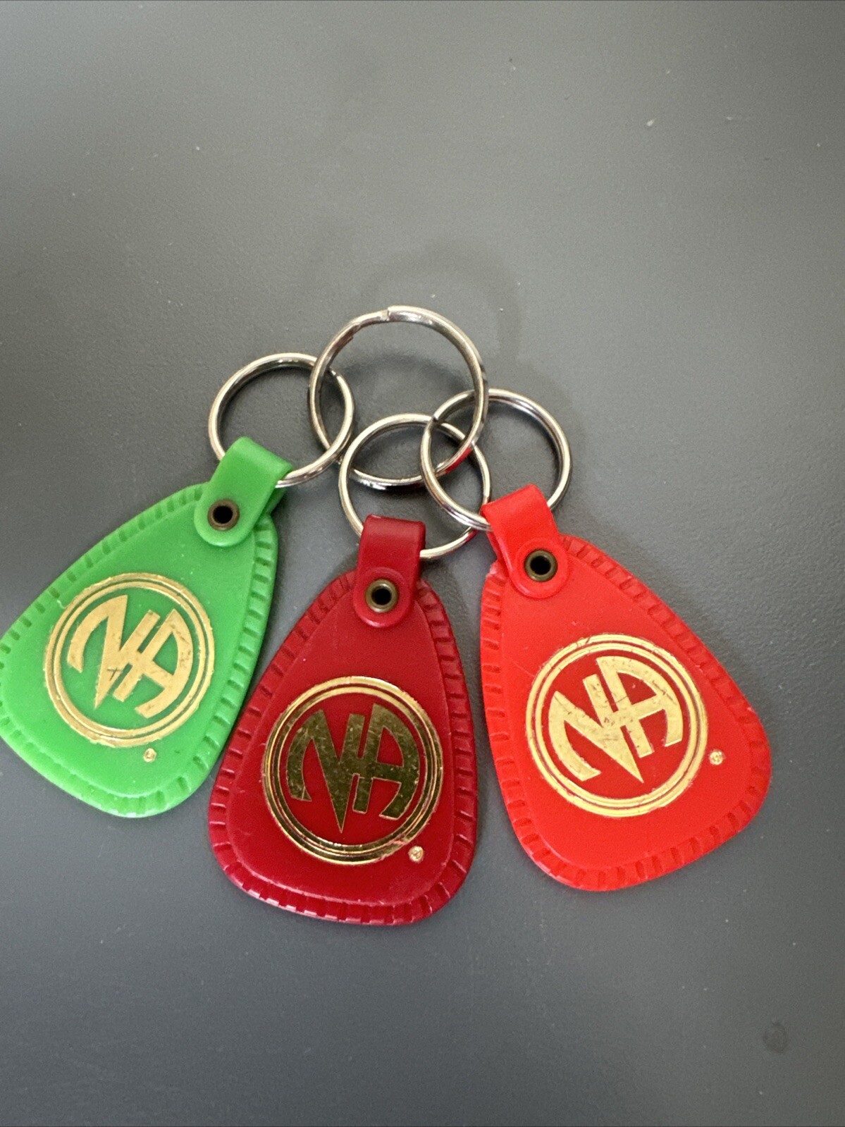 lot of 3 vintage NA Narcotics Anonymous Clean & Serene keychains | eBay