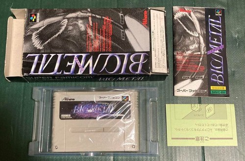 Jeu vidéo Athena Bio Metal BOXED NINTENDO Super Famicom livraison gratuite JAPON - Photo 7/9