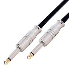 Kinsman Oxygen Free Noiseless Instrument Cable - 20ft Guitar Lead - OFC20BK  ---