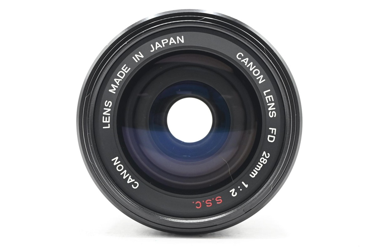 ★稀少★Canon キヤノン FD 28mm F2 S.S.C. Canon 28mm f2 SSC FD Lens | Blue Moon Camera