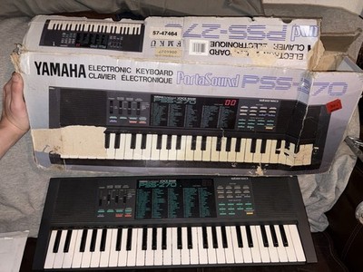 Yamaha PSS 270 PortaSound Digital Synthesizer Keyboard w/ Original Box TESTED