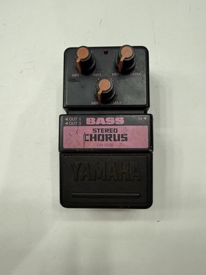 Yamaha CH-100B Bass Stereo Analog Chorus Vintage Guitar Effect Pedal MIJ Japan