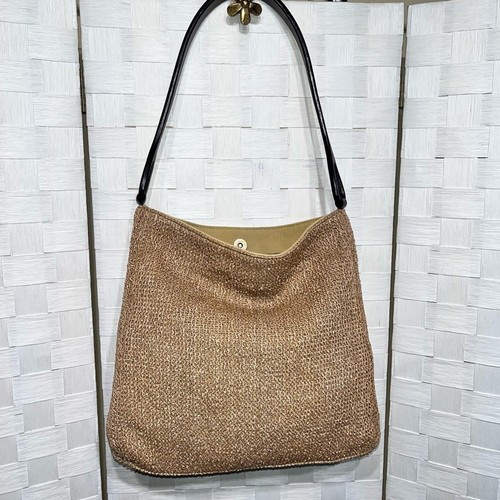 Original Hobo International Straw Hobo Bag Boho Bohemian Beach Weaved