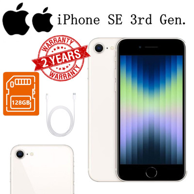 NEU Apple iPhone SE 3rd Gen. - 128GB - Starlight (Ohne Simlock) (Dual-SIM)  OVP