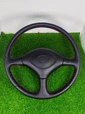 Jdm Toyota Steering Wheel Red Stitchingbz Touring Levin Trueno Ae100 Non-srs