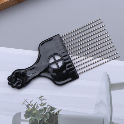  1PC Breitzahnkamm Kunststoffgriff Haarentwirrungskamm Friseur Rechenkamm Slick