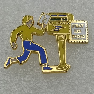 Pin's-LA POSTE-L'HAY LES ROSES 94-Val-de-Marne-Boite aux Lettres-Facteur-P3H5