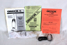 ORECK XL21 VACUUM CLEANER BELTS, ROLLER BRUSH, USER'S GUIDE BOOK,  FILTER BAG