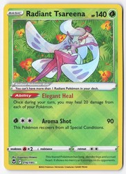 Radiant Tsareena 016/195 Silver Tempest Radiant Rare Holo